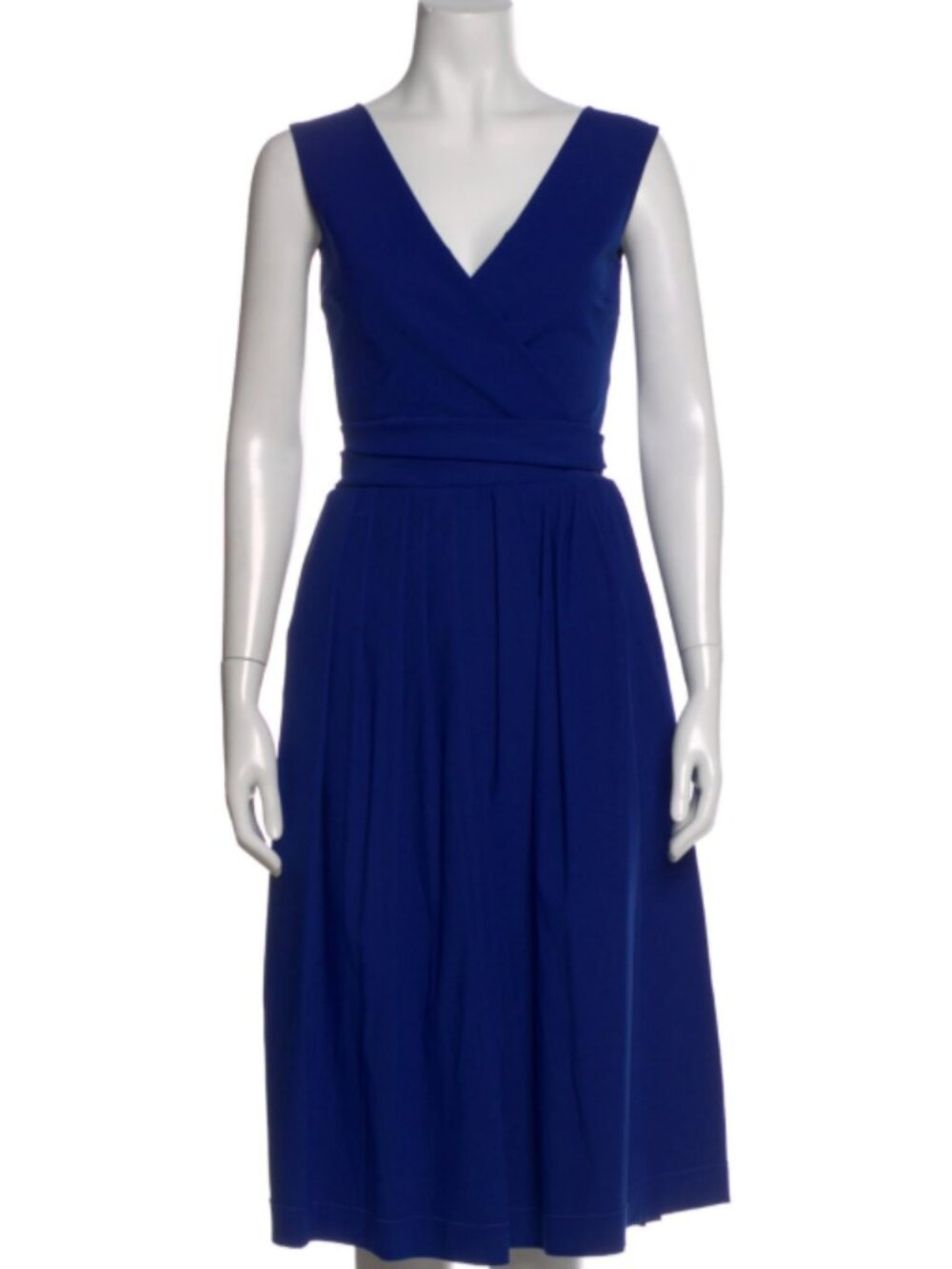 Preen by Thornton Bregazzi V-Neck Midi Length Dress